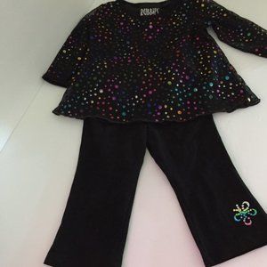 Rubbies Multi-Colored Top & Leggings Size 12 Mths